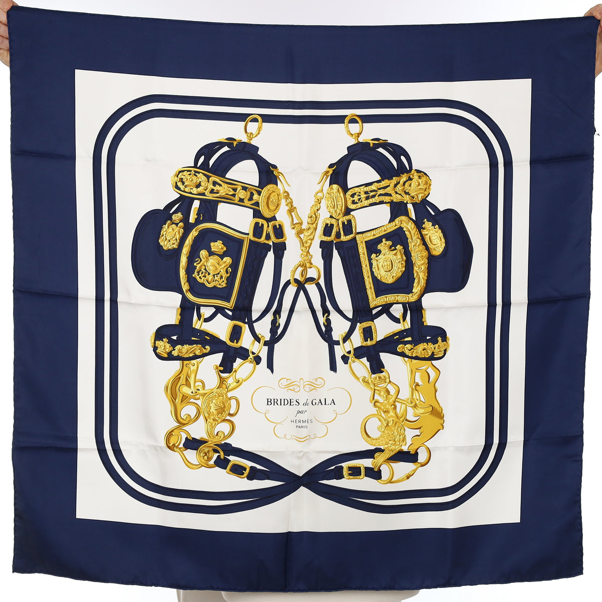 Pristine Boxed Hermès Brides de Gala Silk Scarf