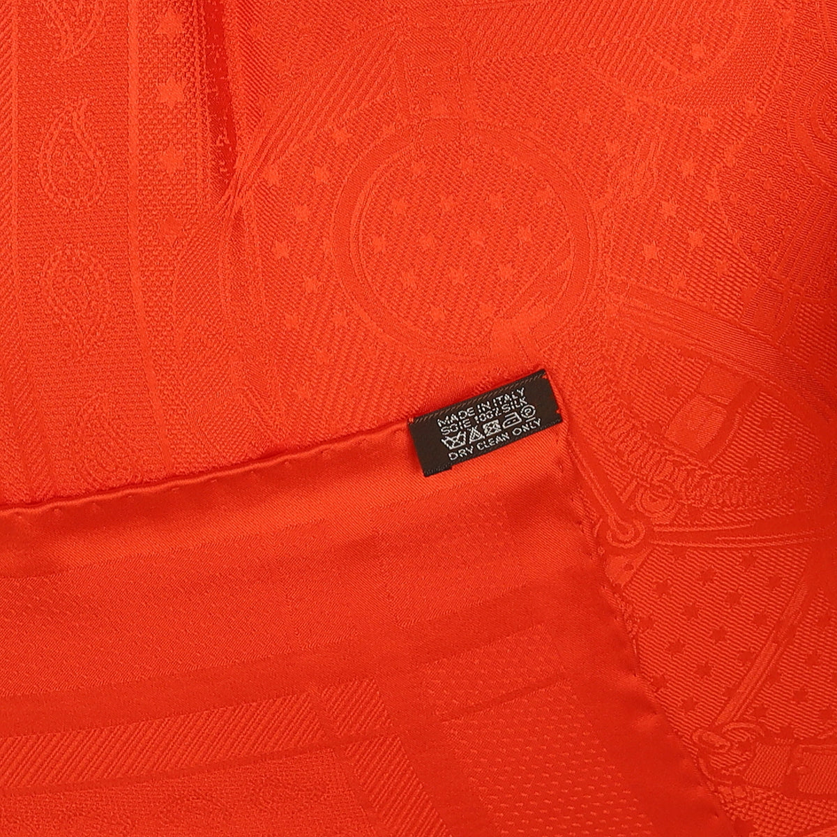 Brand New Boxed Hermès Eperon d'Or Jacquard Silk Scarf