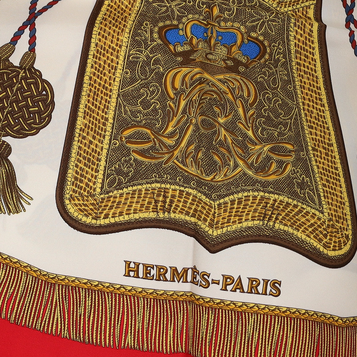 Brand New Boxed Hermès Poste et Cavalerie Silk Scarf