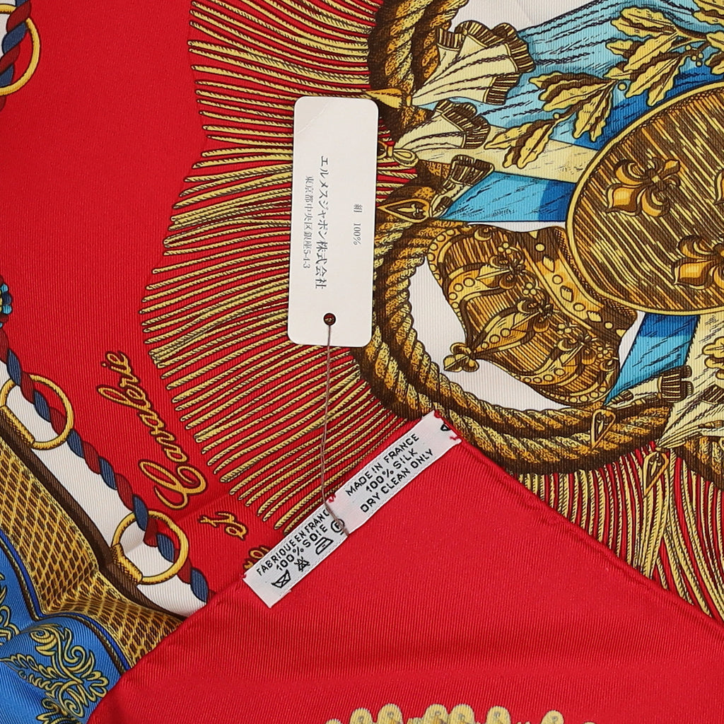 Brand New Boxed Hermès Poste et Cavalerie Silk Scarf