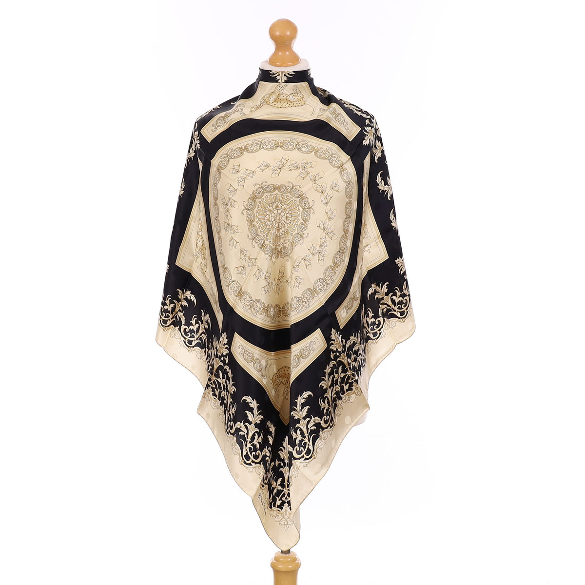 Pristine Reuato Balestra Baroque Silk Scarf