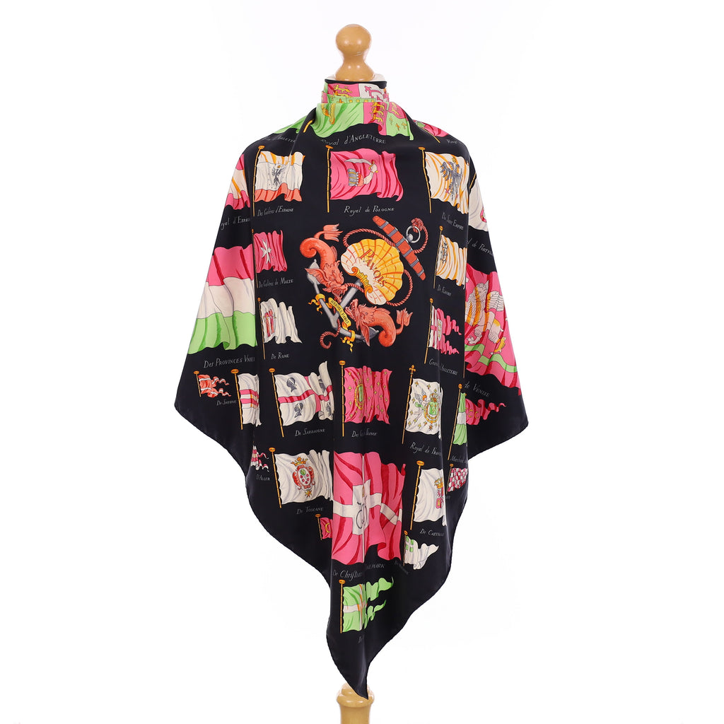 Hermès Pavois Silk Scarf