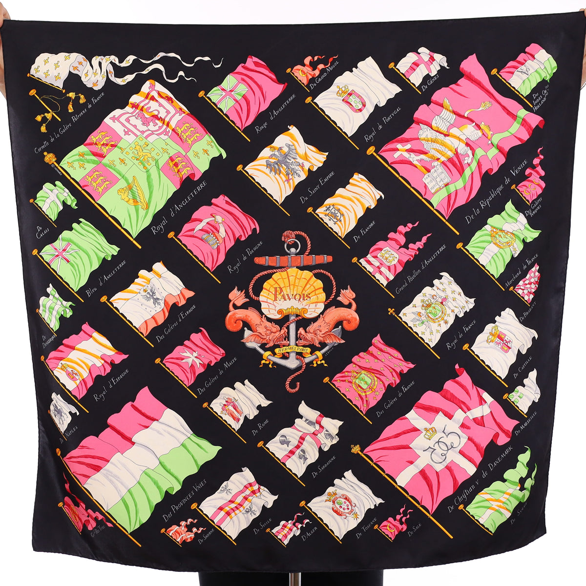 Hermès Pavois Silk Scarf