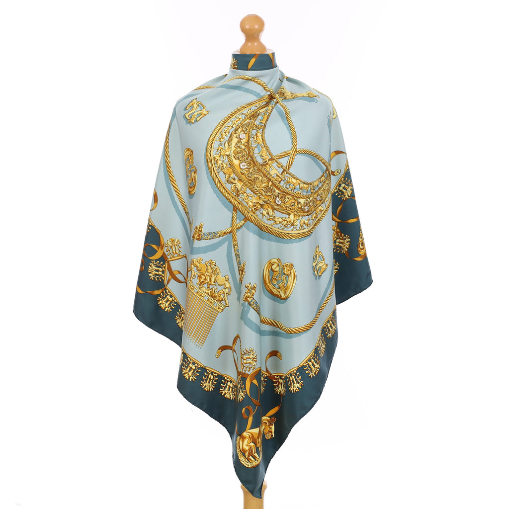Hermès Les Cavaliers D'or Silk Scarf