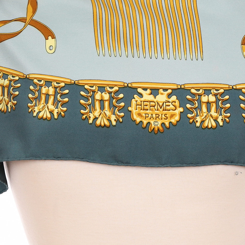 Hermès Les Cavaliers D'or Silk Scarf
