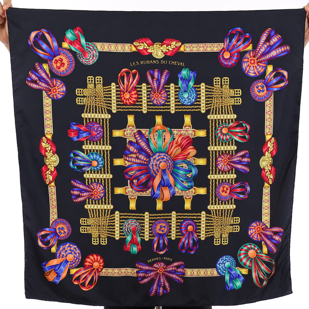 Hermès Les Rubans du Cheval Silk Scarf