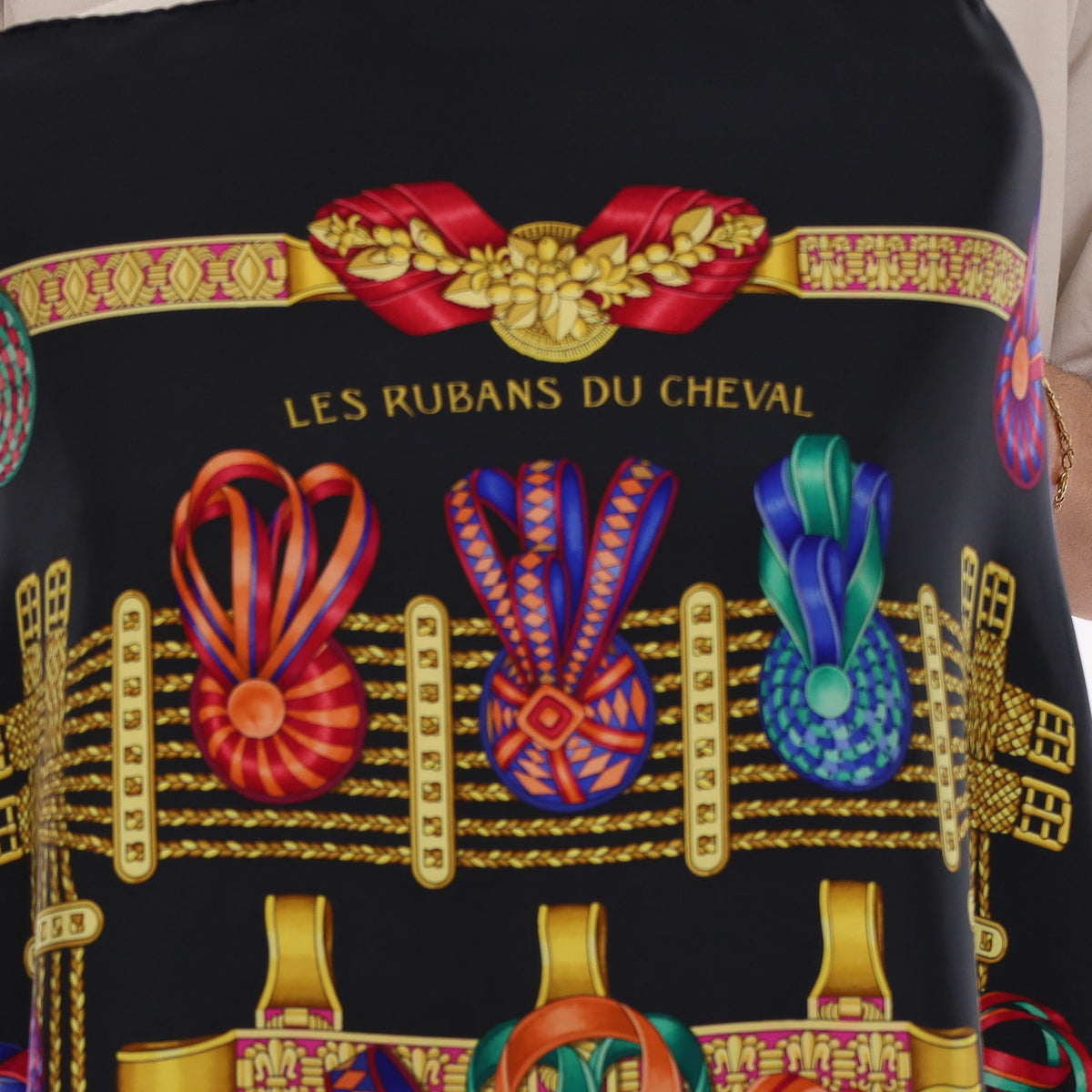 Hermès Les Rubans du Cheval Silk Scarf