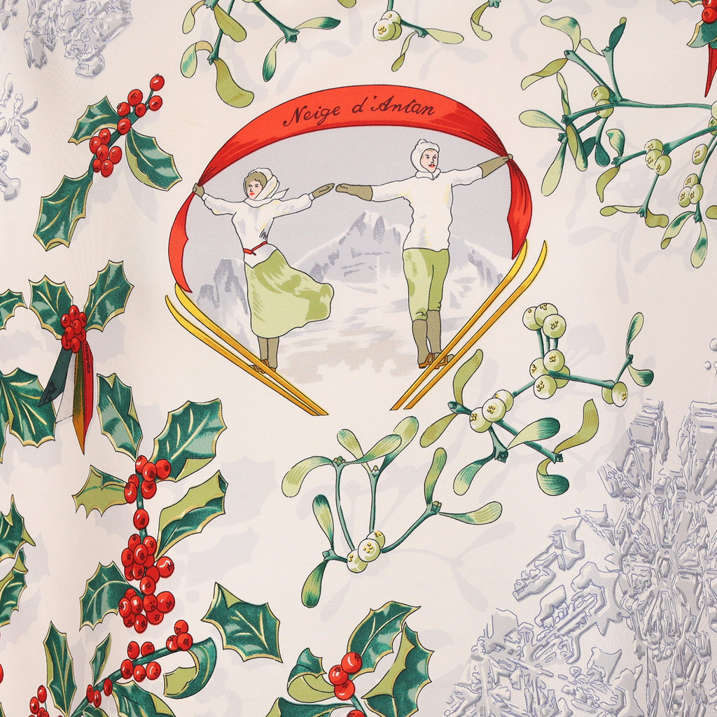 Hermès Neige D'Antan Silk Scarf