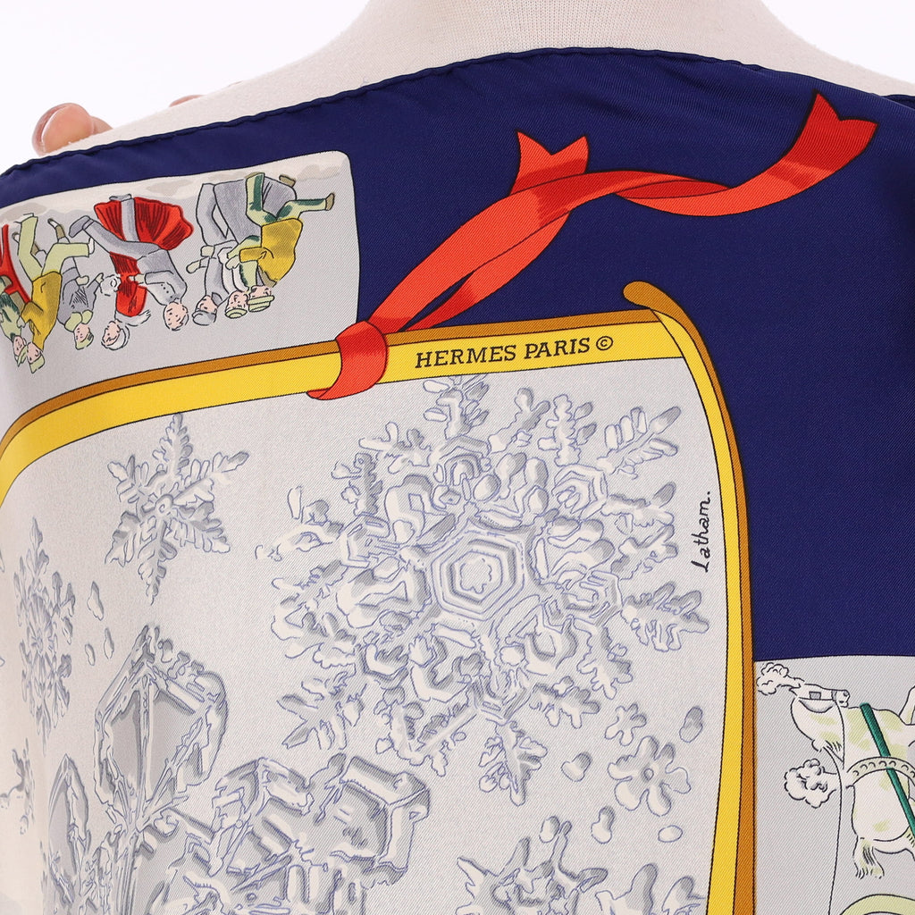 Hermès Neige D'Antan Silk Scarf