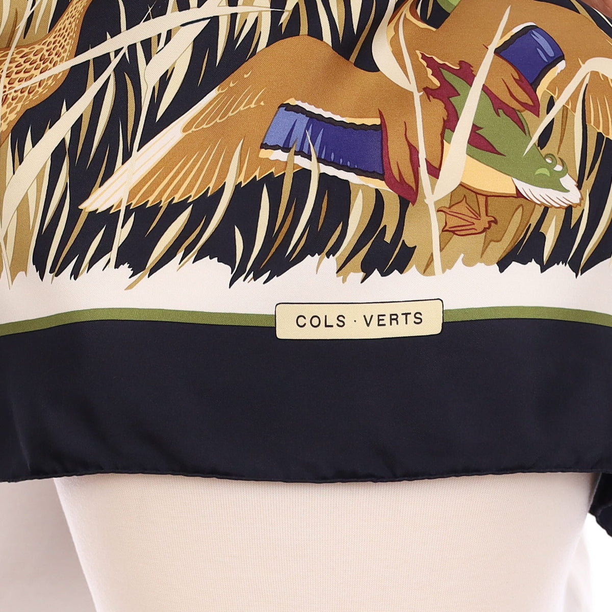 Hermès Cols Verts Silk Scarf