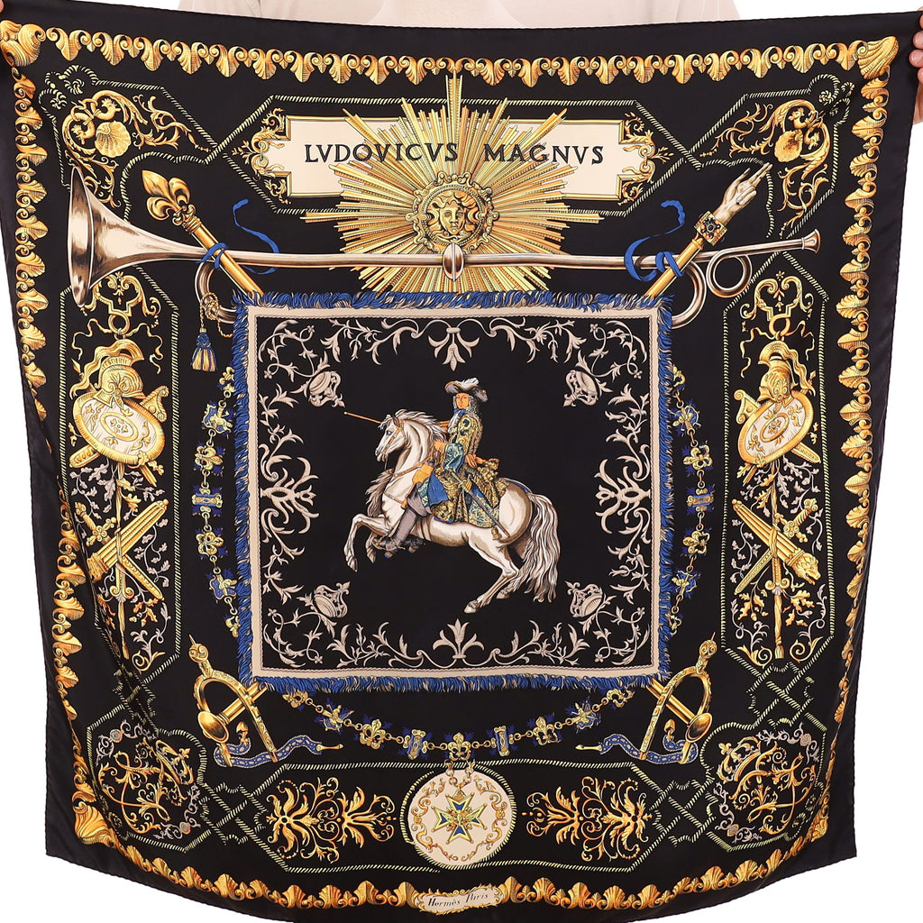 Hermès Lvdovicvs Magnvs Silk Scarf