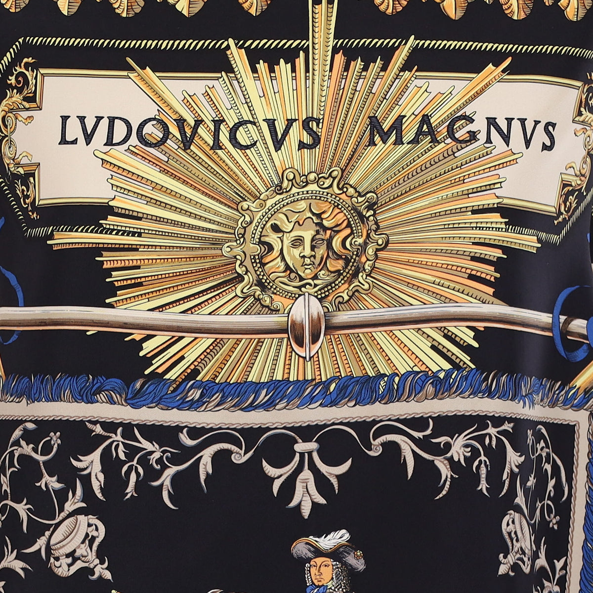 Hermès Lvdovicvs Magnvs Silk Scarf