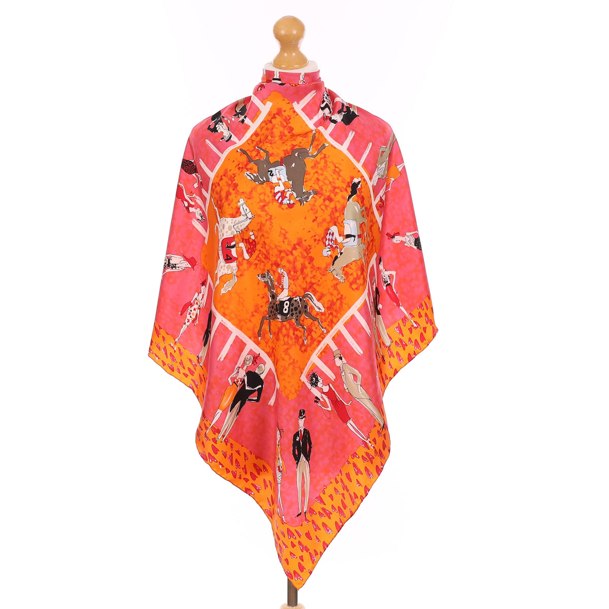 Brand New Hobbs ‘At The Races’ Silk Scarf