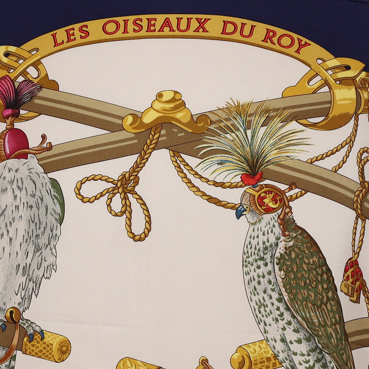 Hermès Les Oiseaux du Roy Silk Scarf
