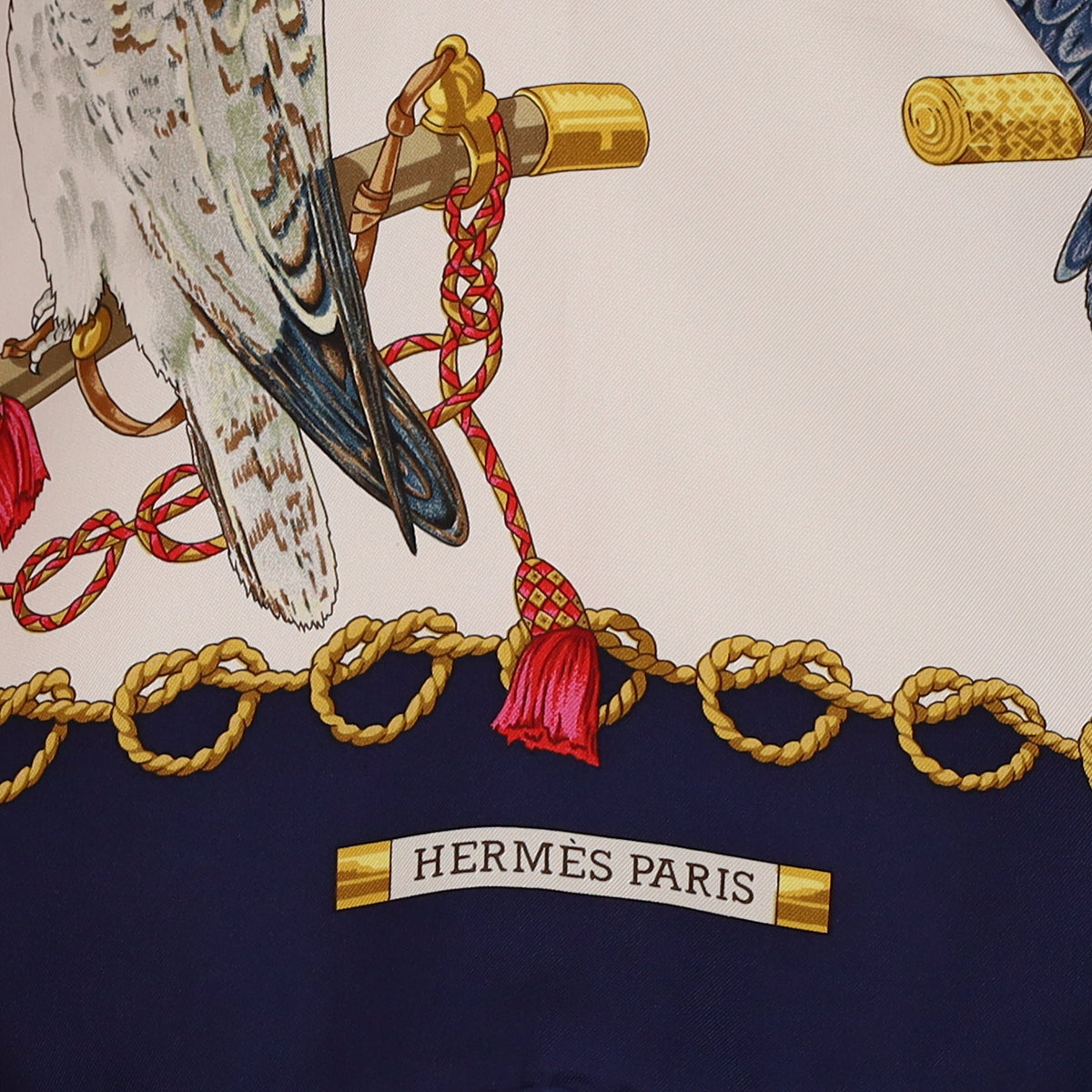 Hermès Les Oiseaux du Roy Silk Scarf