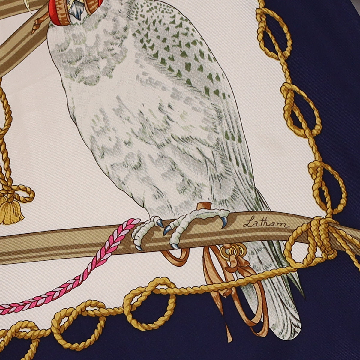 Hermès Les Oiseaux du Roy Silk Scarf