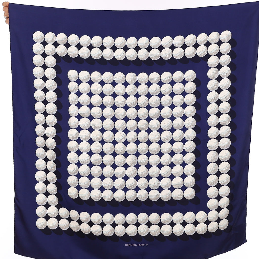 Hermès Balles de Golf Silk Scarf