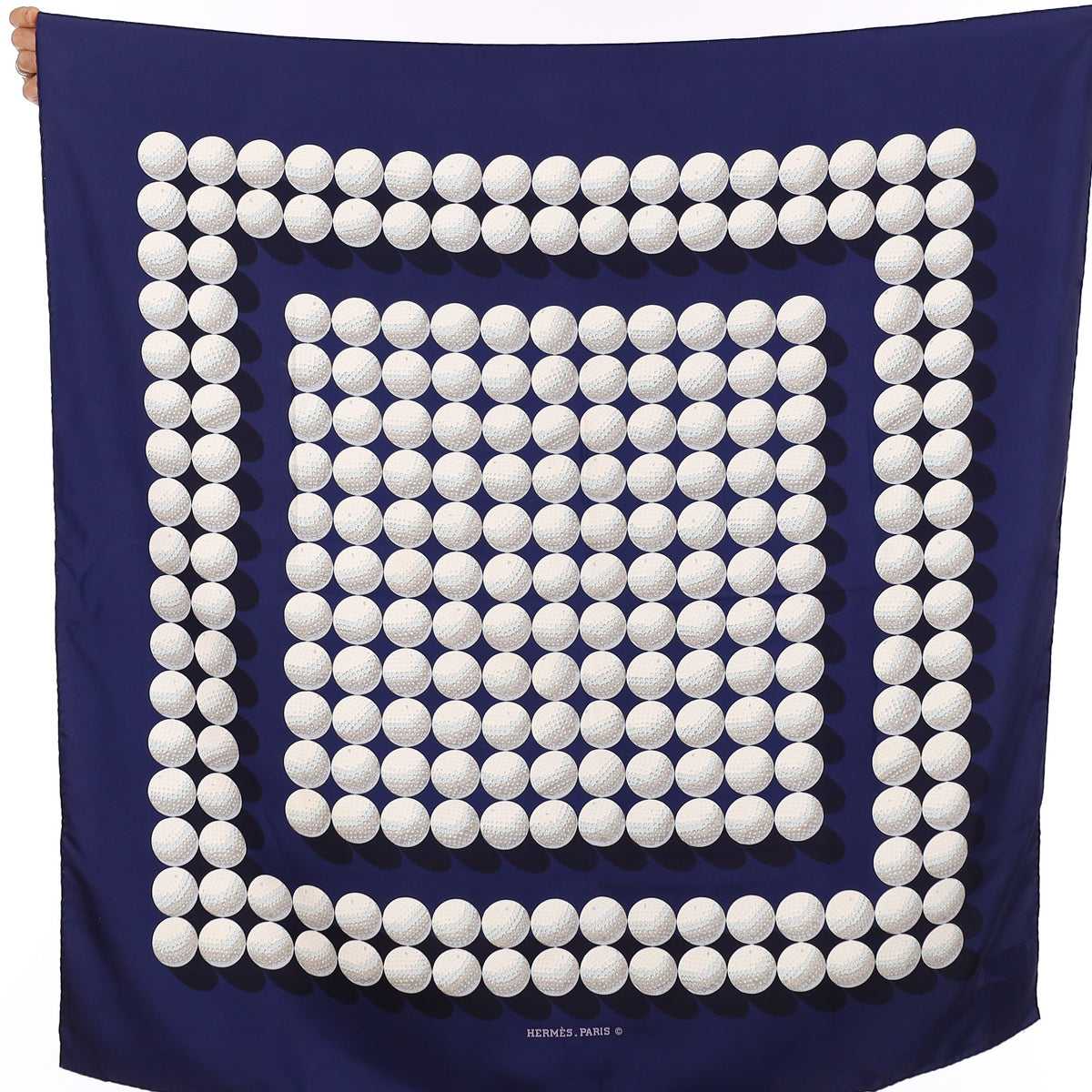 Hermès Balles de Golf Silk Scarf