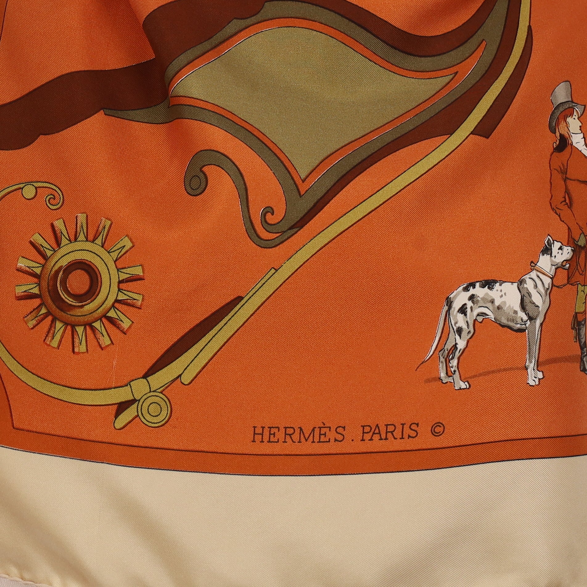 Hermès Carrossier Silk Scarf Quite Rare