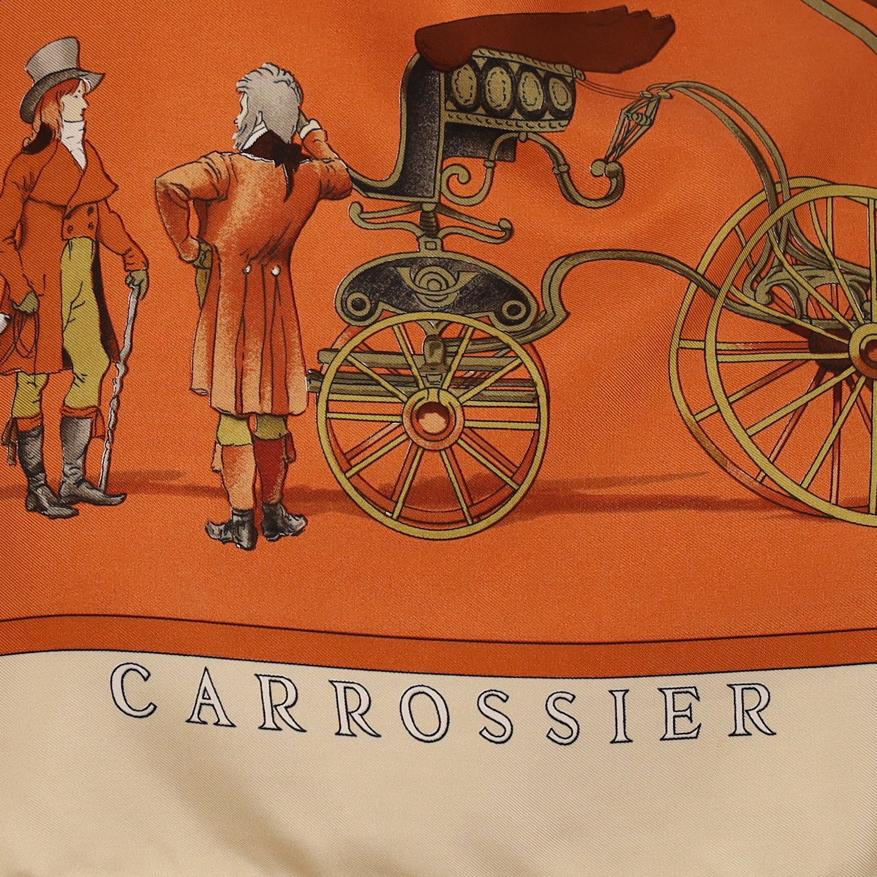 Hermès Carrossier Silk Scarf Quite Rare