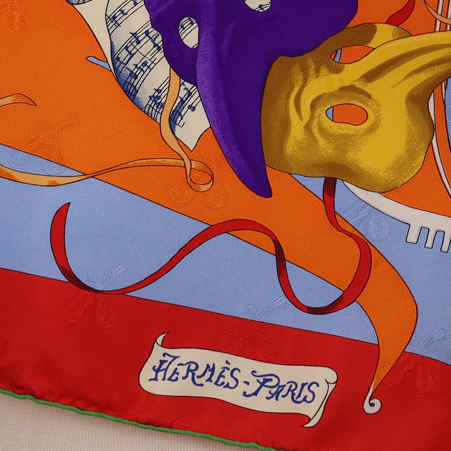 Hermès Le Carnaval de Venise Silk Scarf