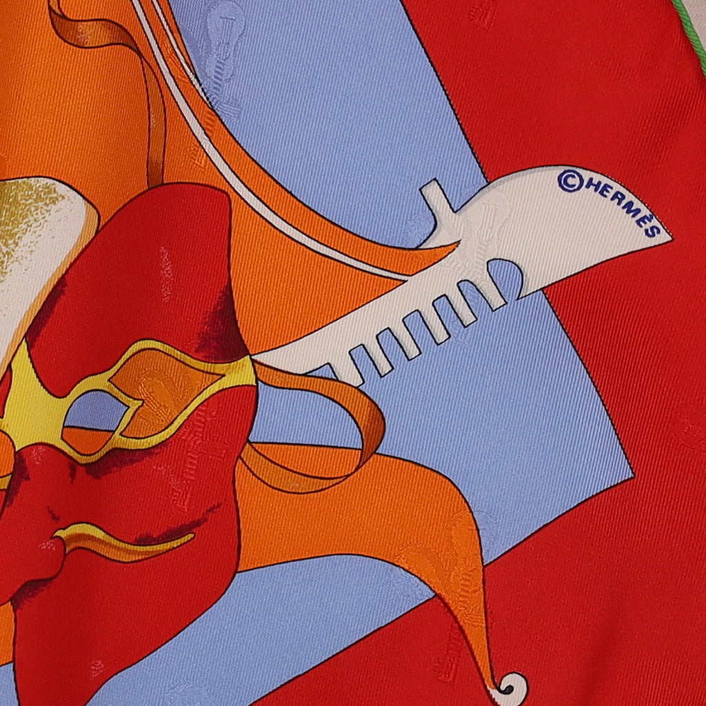 Hermès Le Carnaval de Venise Silk Scarf