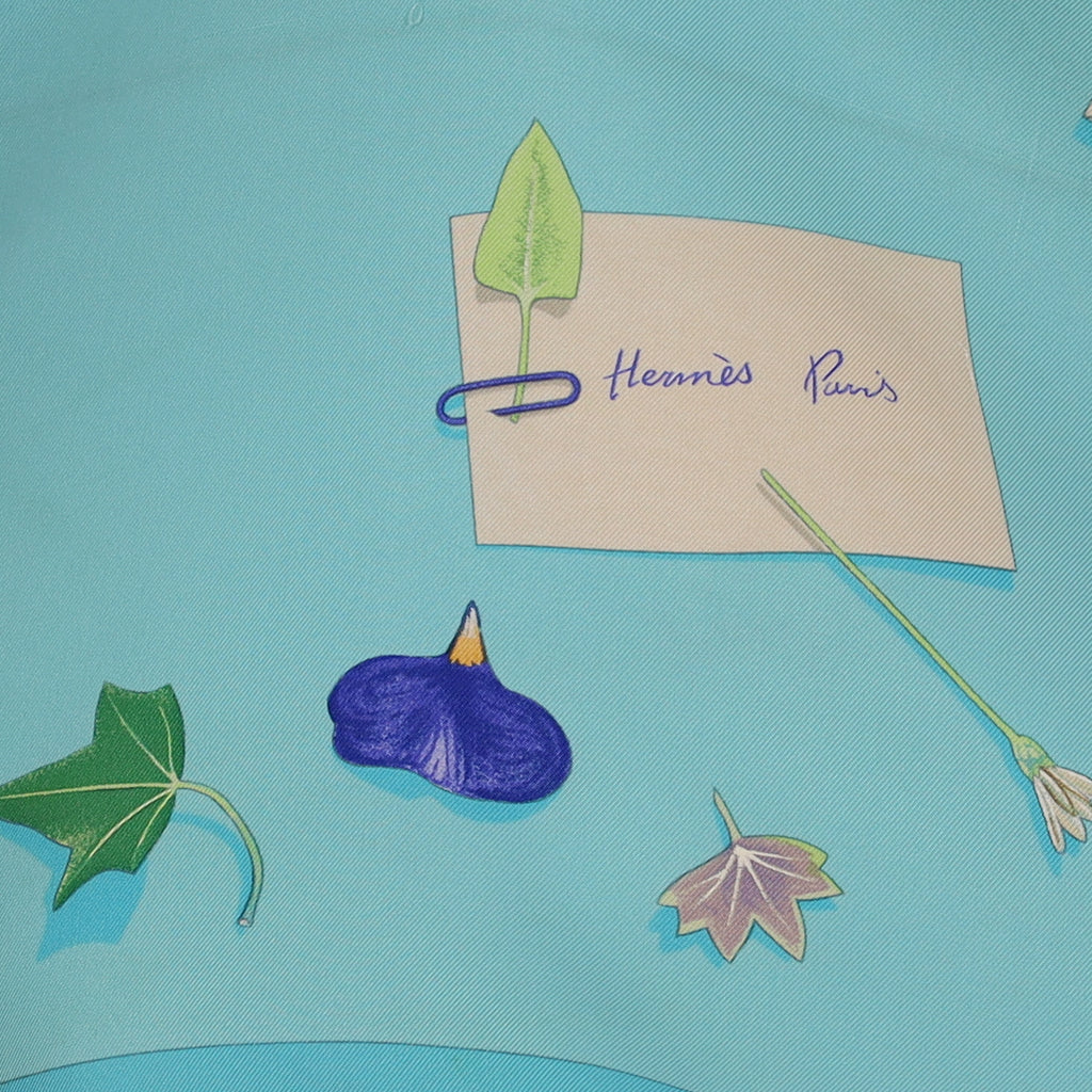Hermès Des Fleurs pour le Dire Silk Scarf Quite Rare