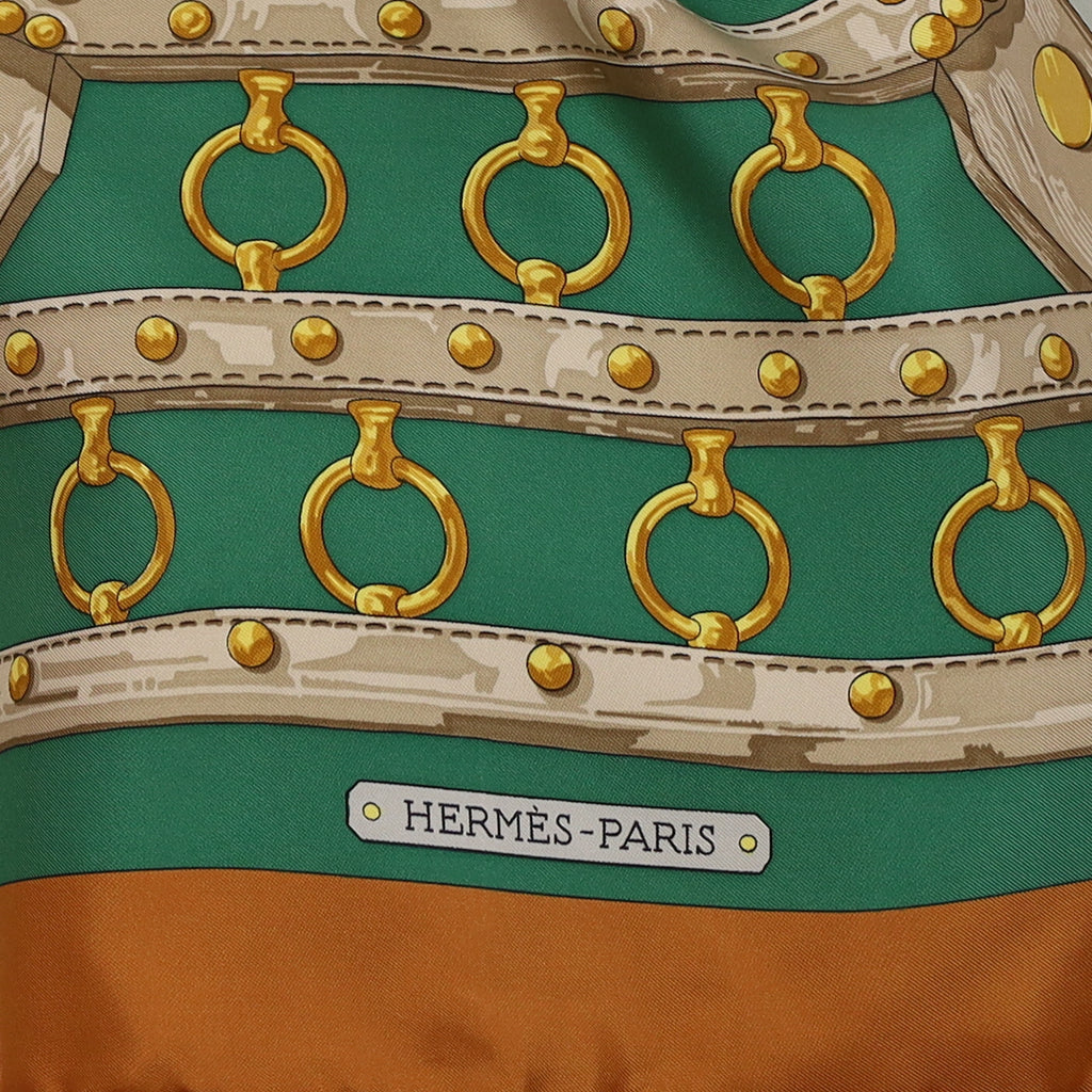 Hermès Aux Champs Silk Scarf