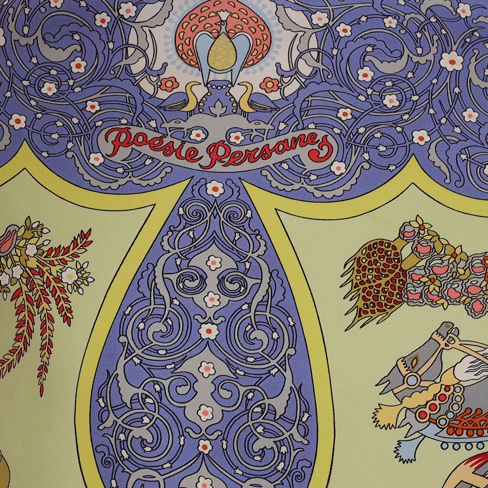 Hermès Poésie Persane Silk Scarf Quite Rare
