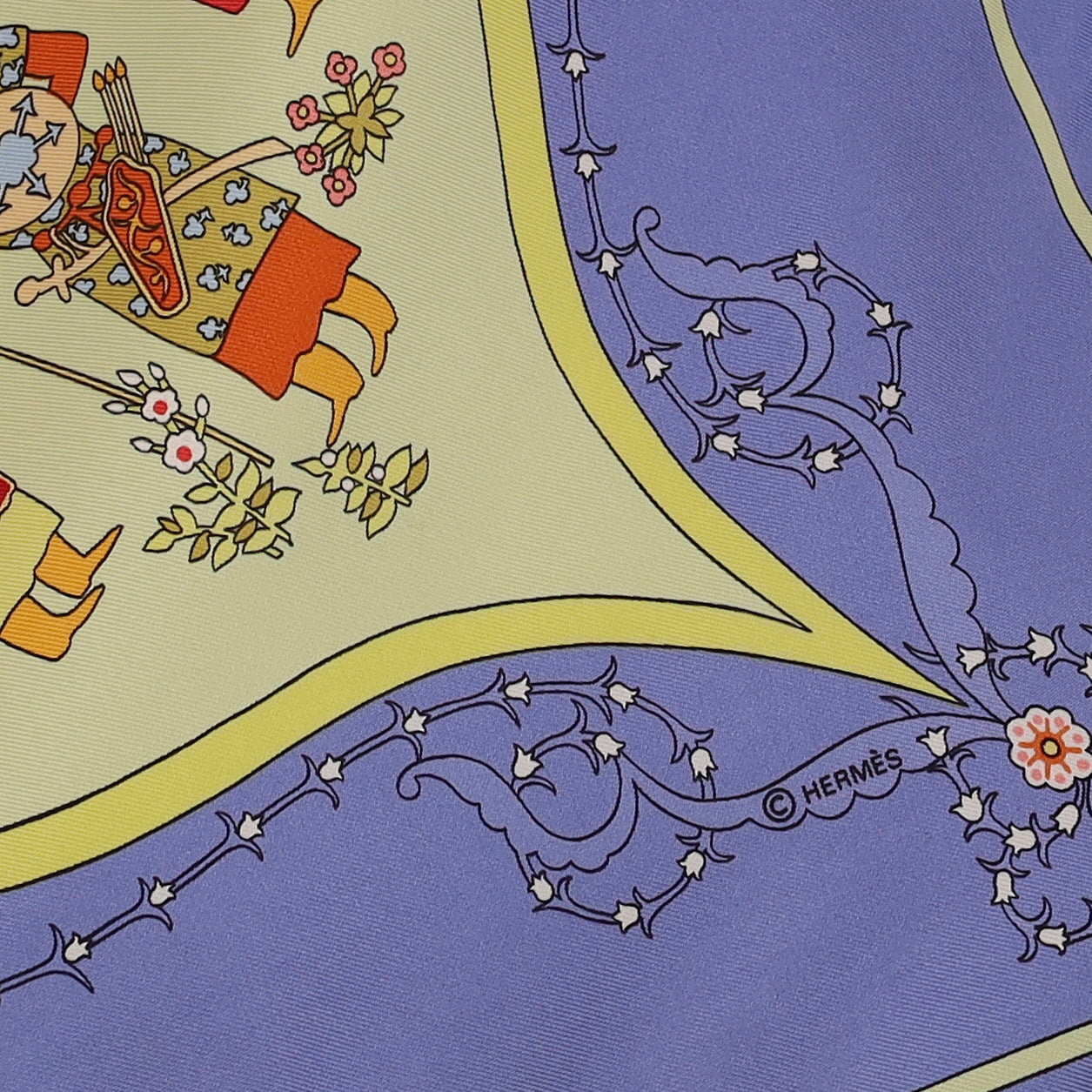 Hermès Poésie Persane Silk Scarf Quite Rare