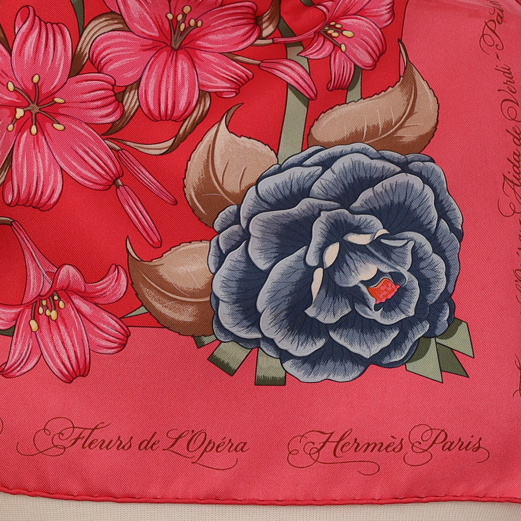 Hermès Fleurs de L'Opéra Silk Scarf