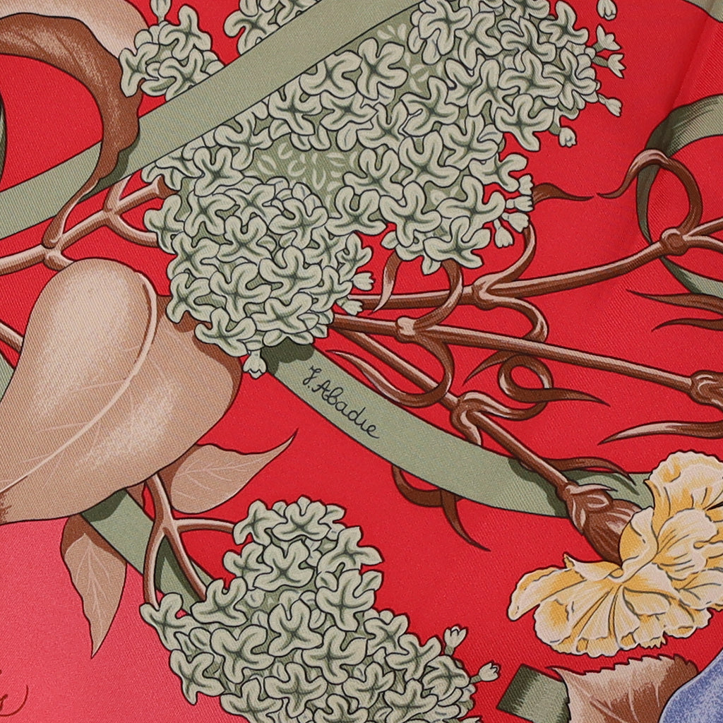 Hermès Fleurs de L'Opéra Silk Scarf