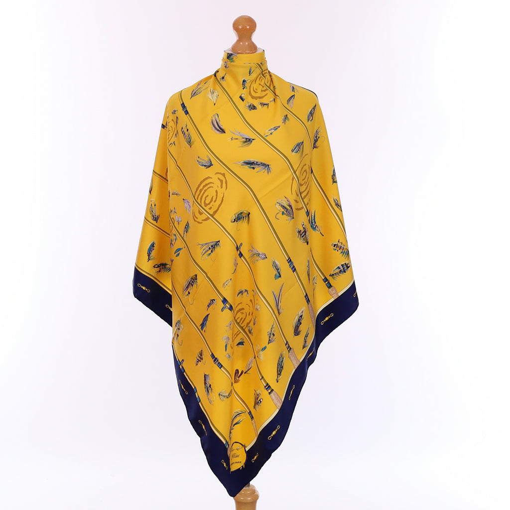 Hermès Flies Silk Scarf