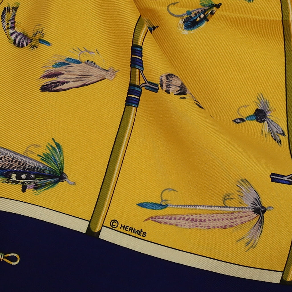 Hermès Flies Silk Scarf