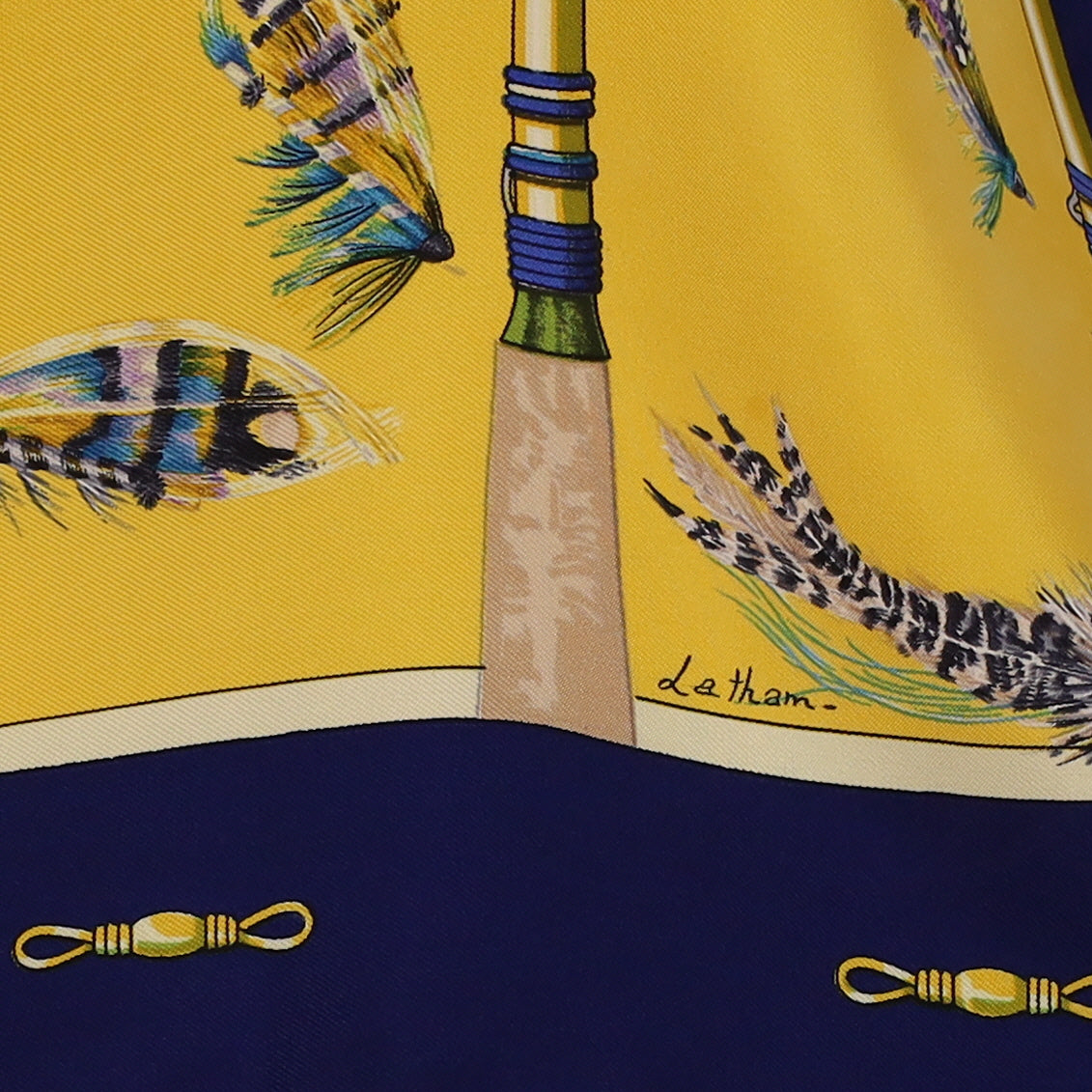 Hermès Flies Silk Scarf