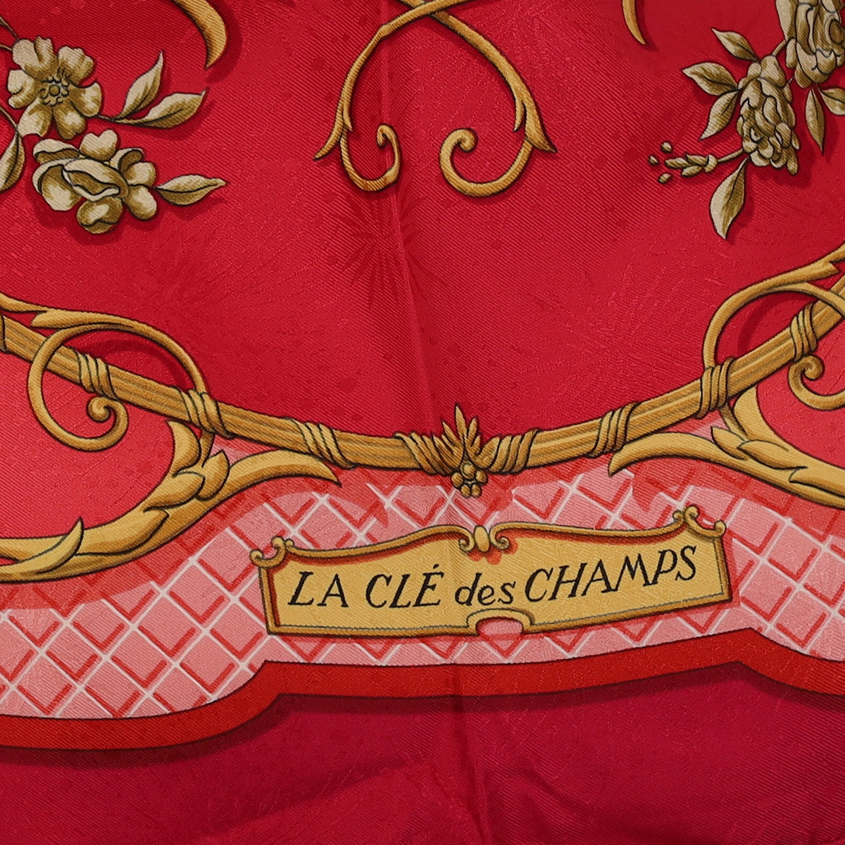 Hermès La Clé des Champs Silk Scarf