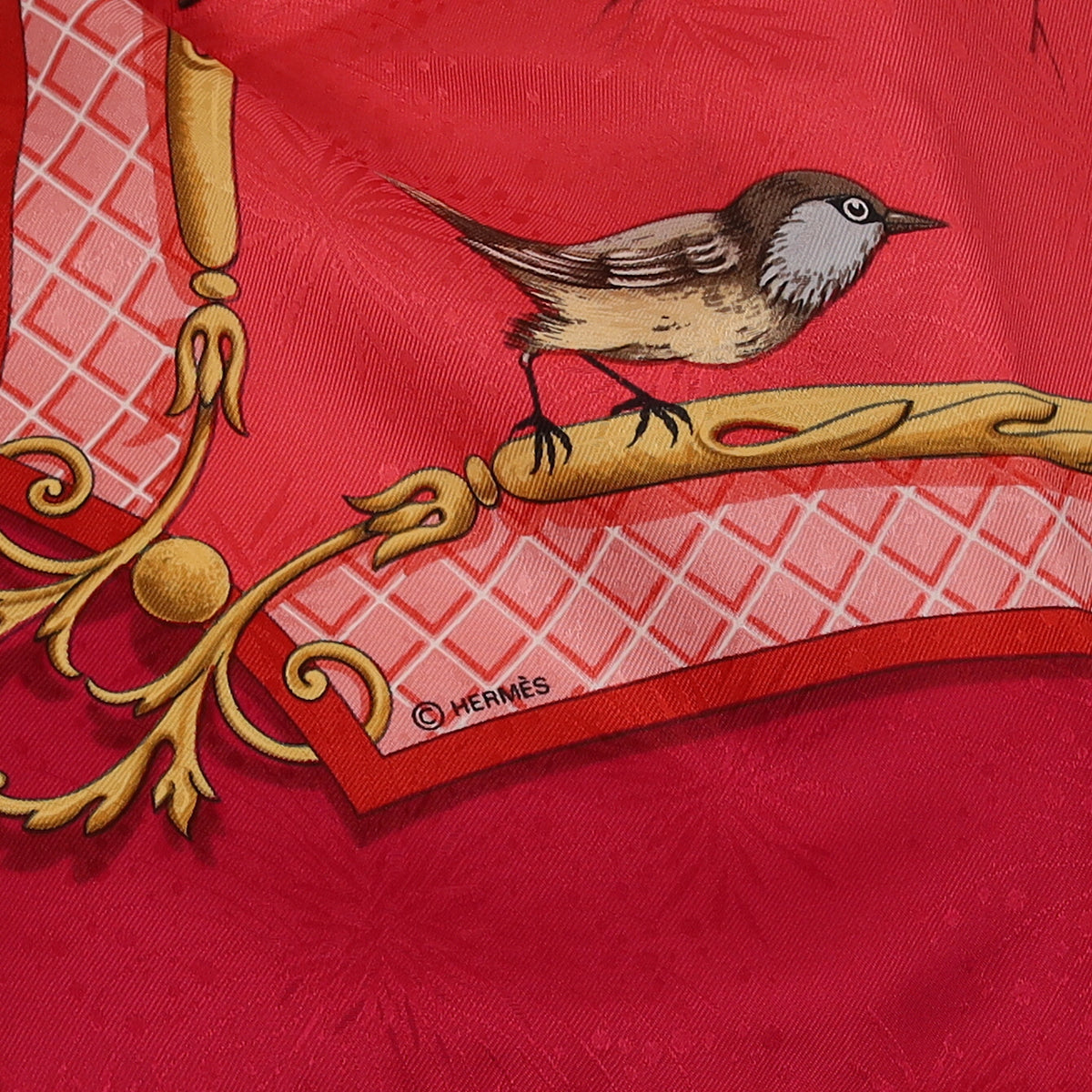 Hermès La Clé des Champs Silk Scarf