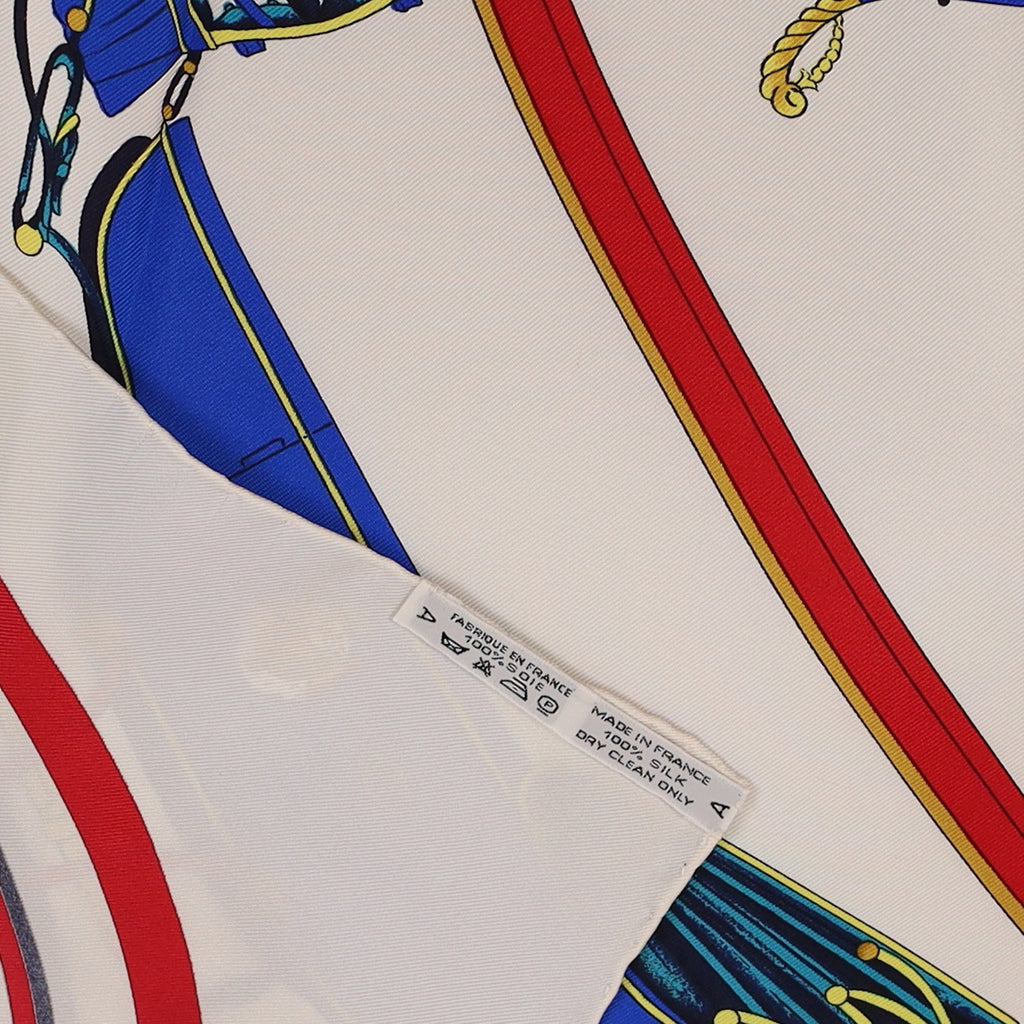 Unworn Hermès Springs Silk Scarf