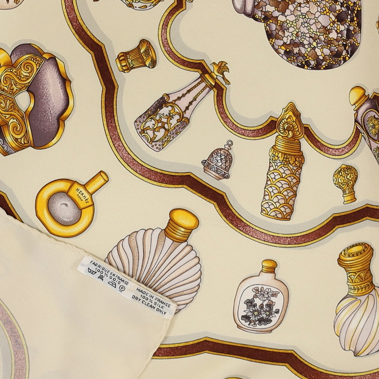 Hermès Qu Importe Le Flacon Silk Scarf