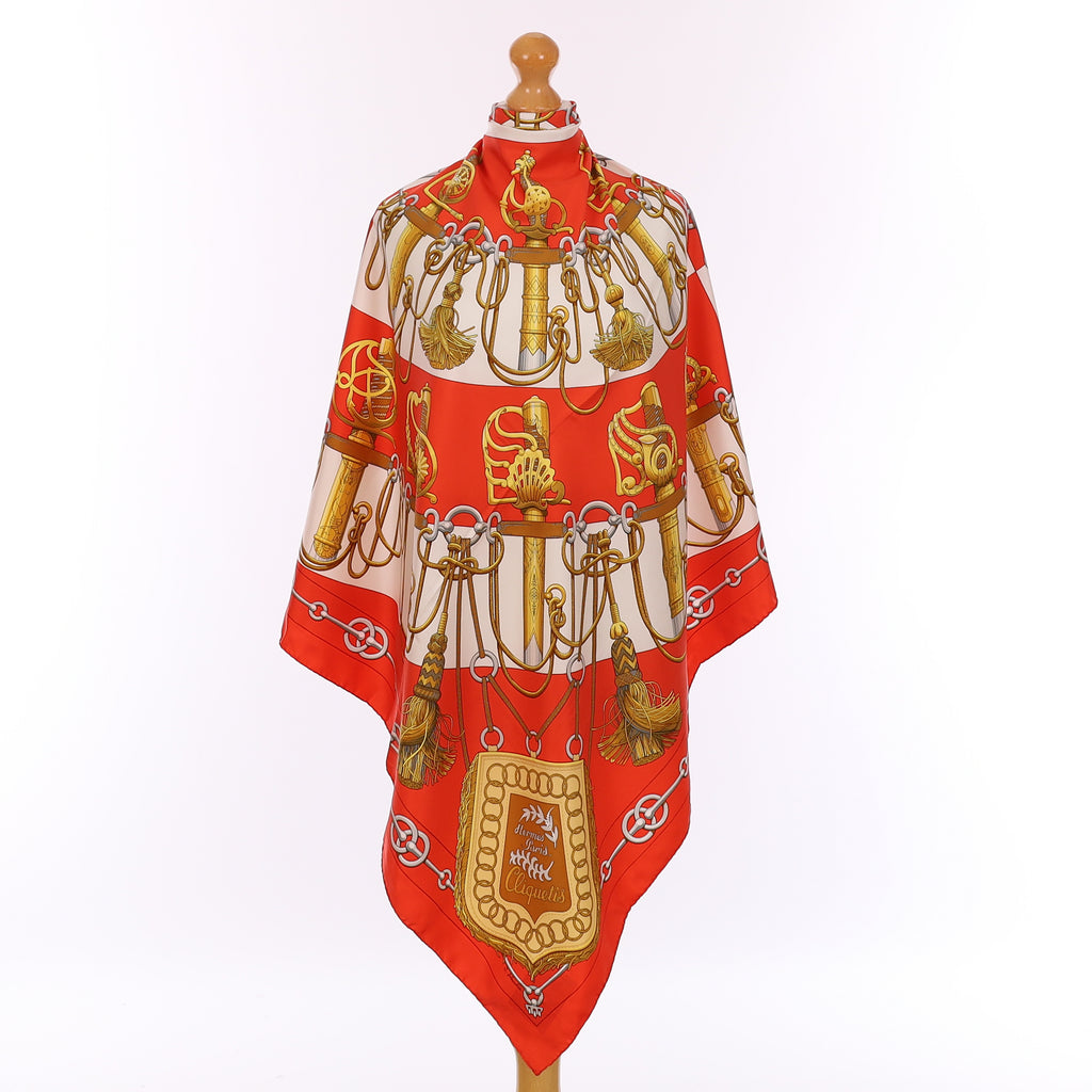 Hermès Cliquetis Silk Scarf