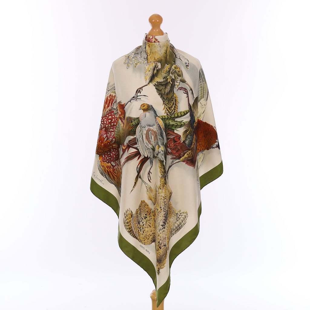 Hermès Belle Chasse Silk Scarf