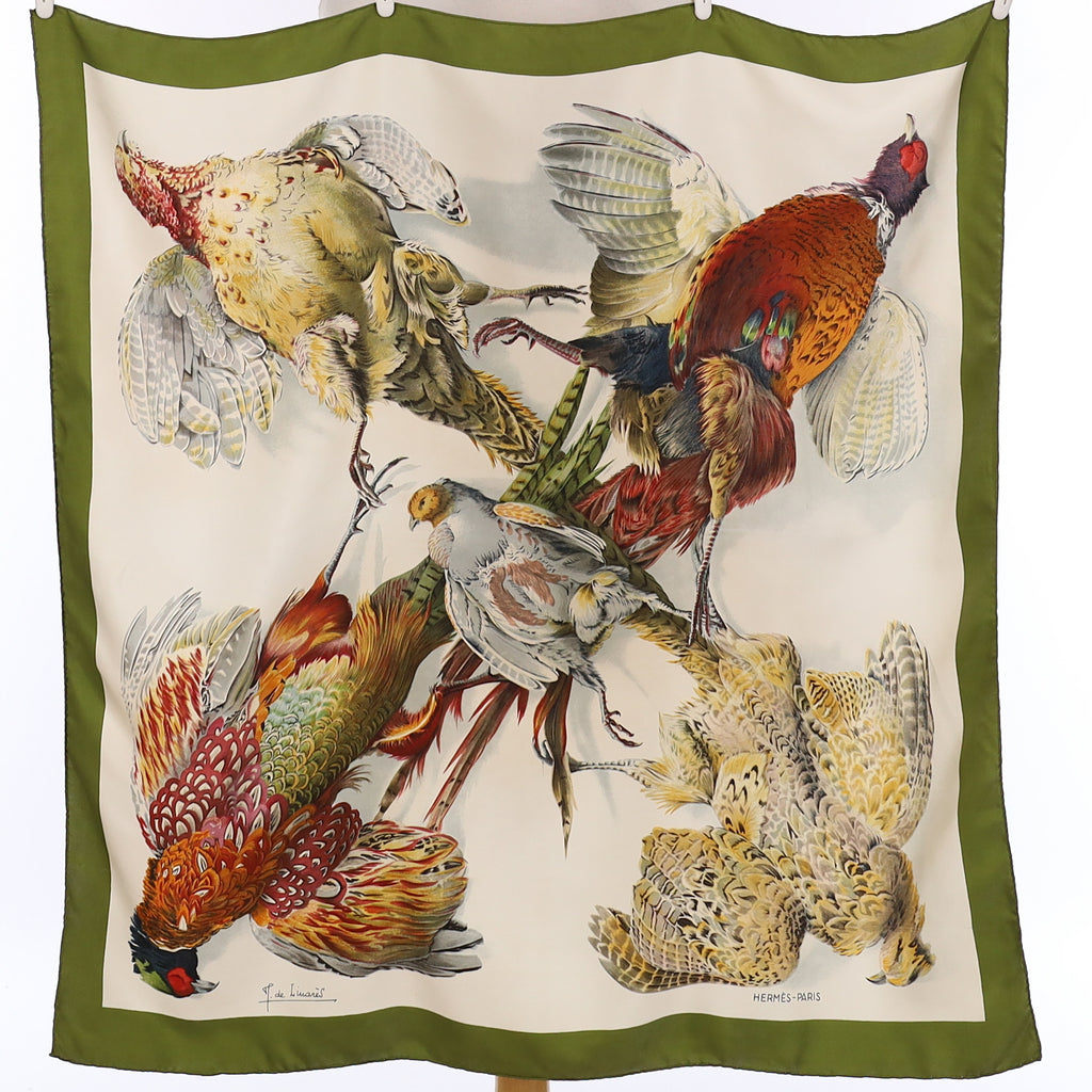 Hermès Belle Chasse Silk Scarf