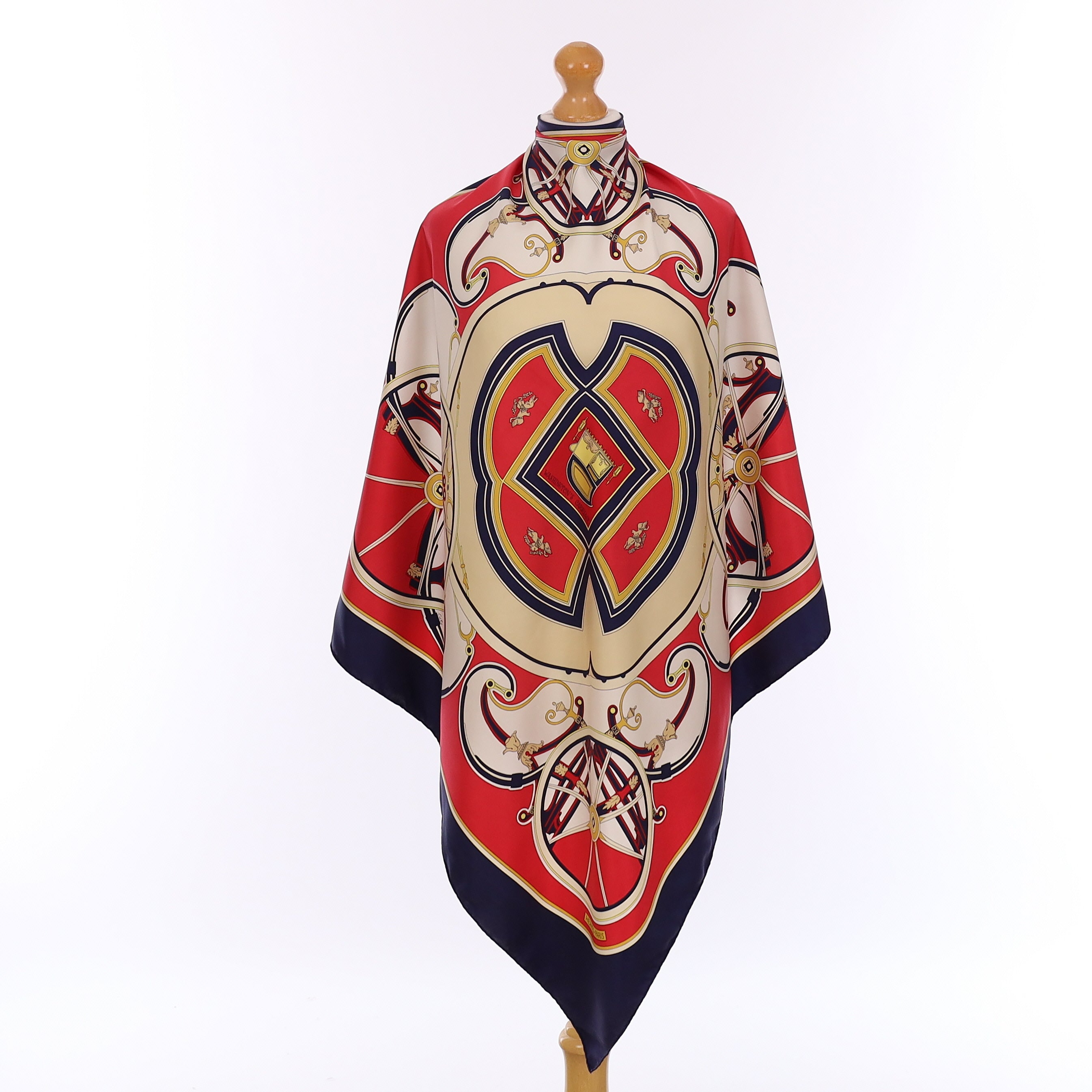 Hermès Washington's Carriage Silk Scarf