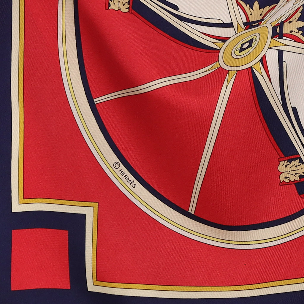 Hermès Washington's Carriage Silk Scarf