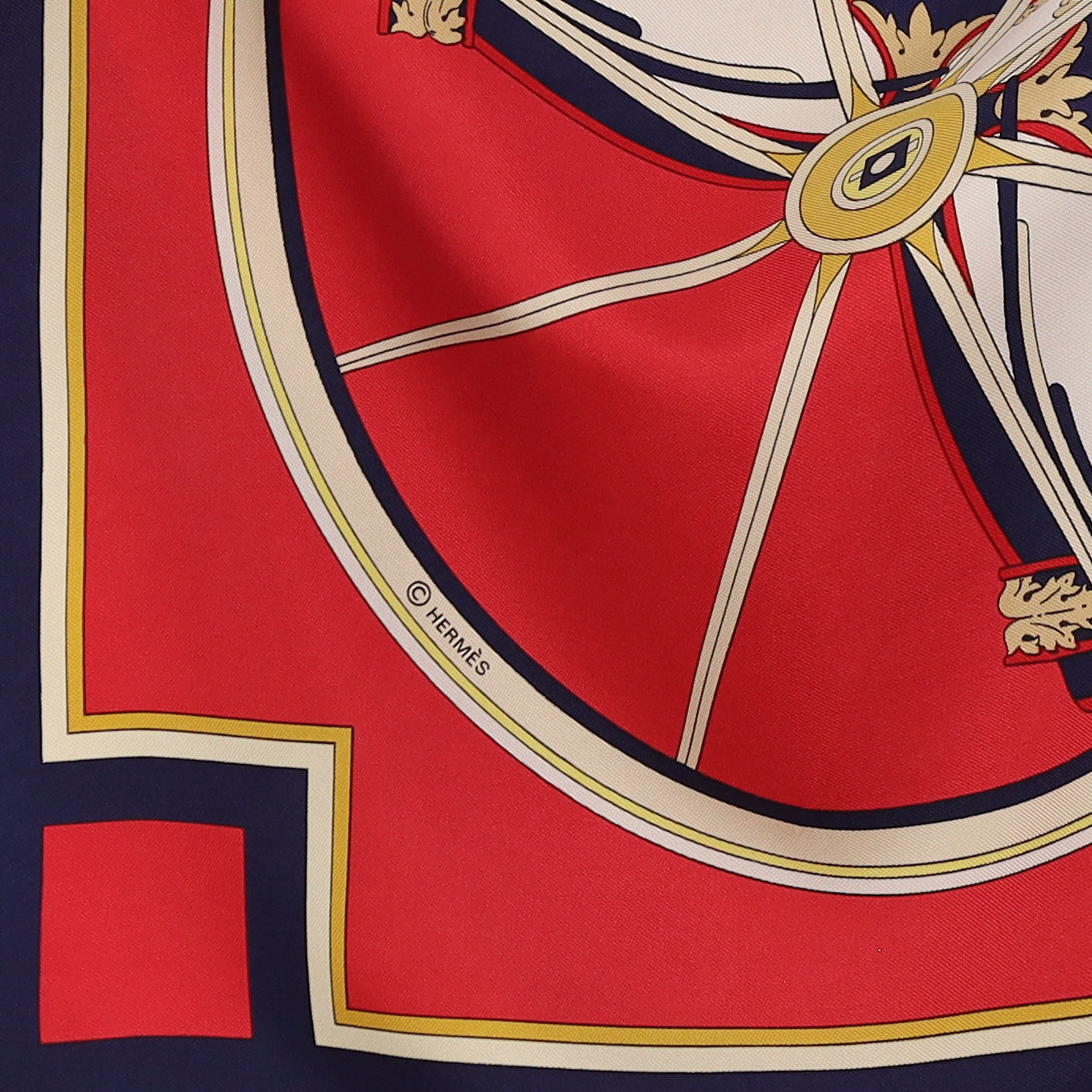 Hermès Washington's Carriage Silk Scarf
