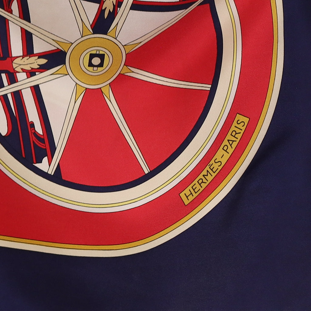 Hermès Washington's Carriage Silk Scarf