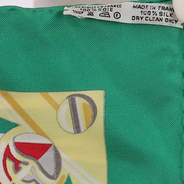 Pristine Hermès Sextants Silk Scarf