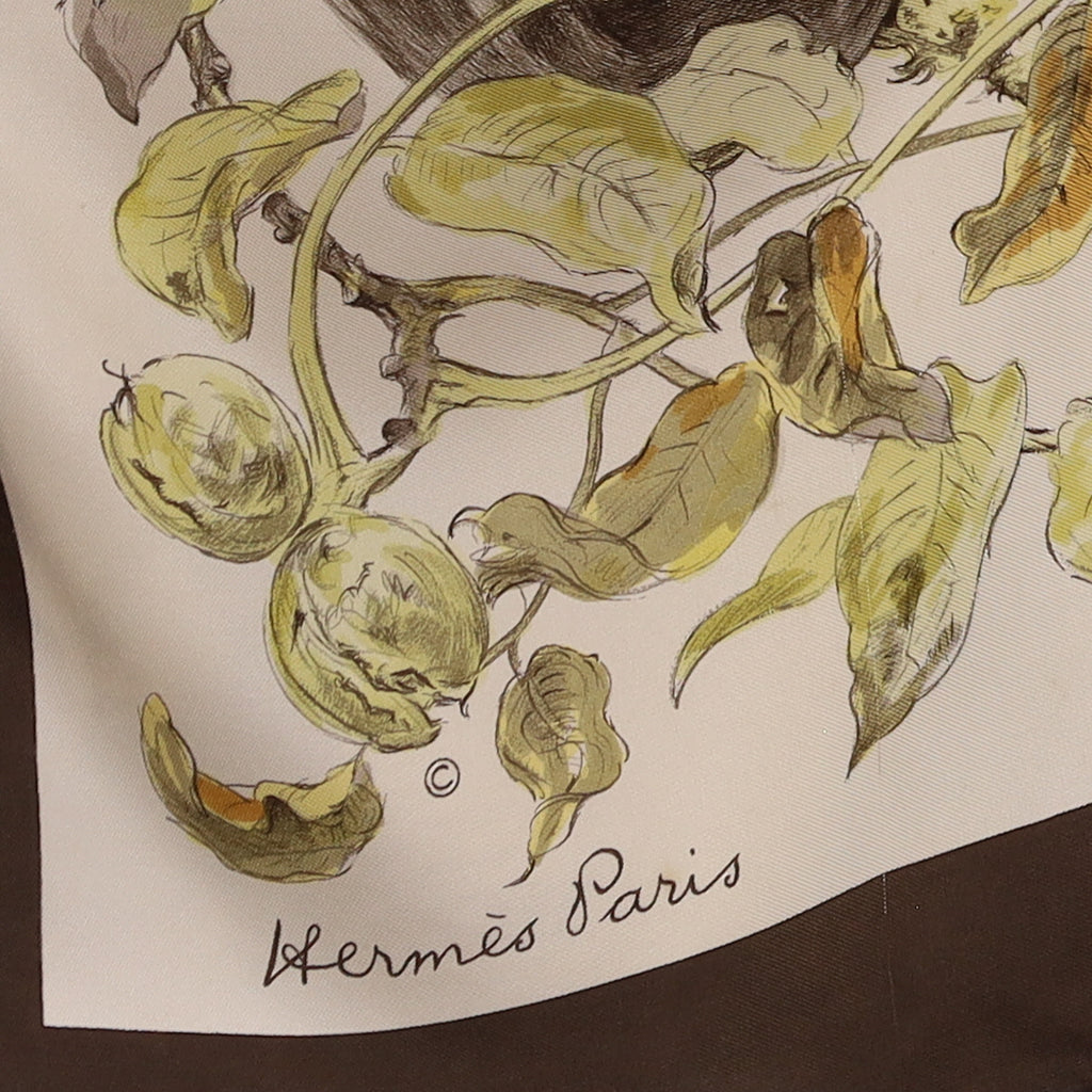 Hermès Les Écureuils Silk Scarf Rare