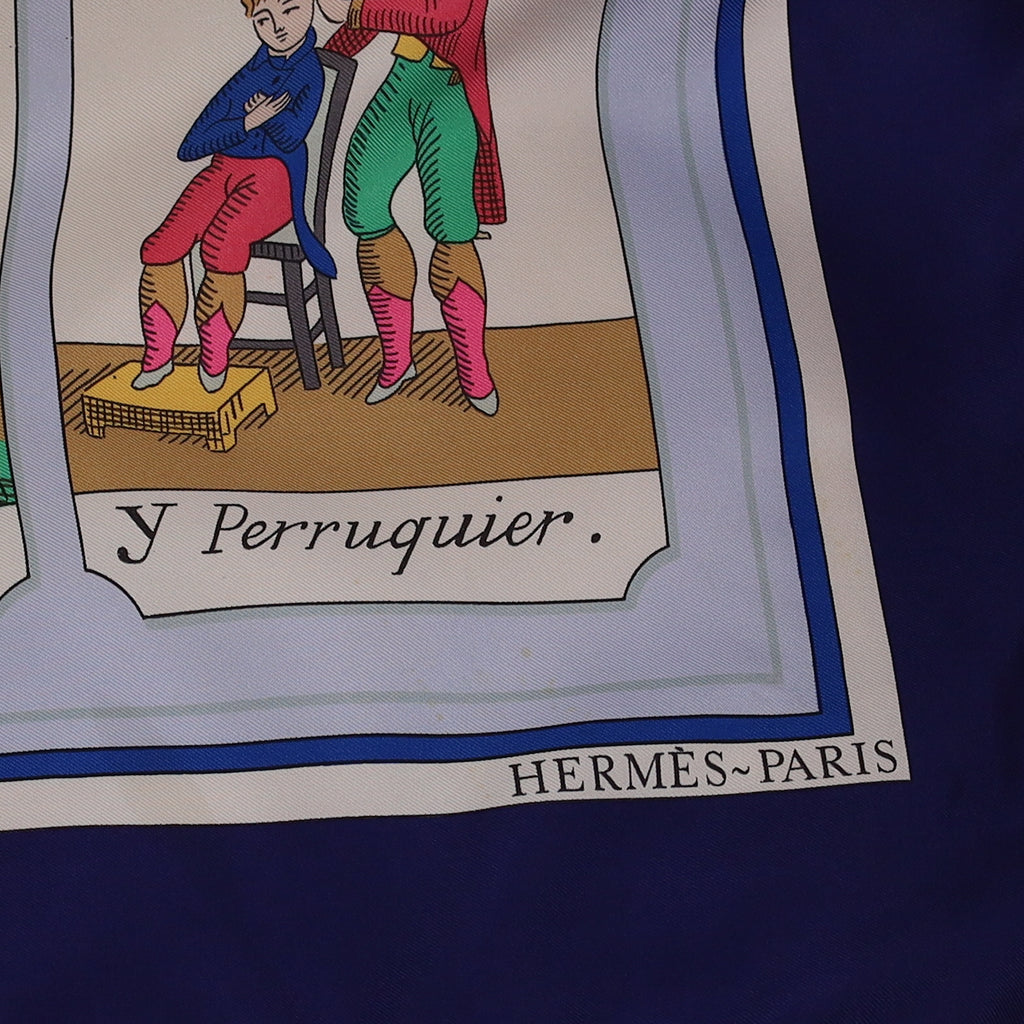 Hermès L'alphabet des Métiers Silk Scarf Rare