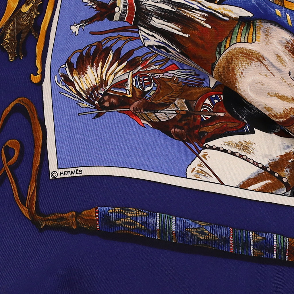 Pristine Hermès Le Cheval Express Silk Scarf Rare